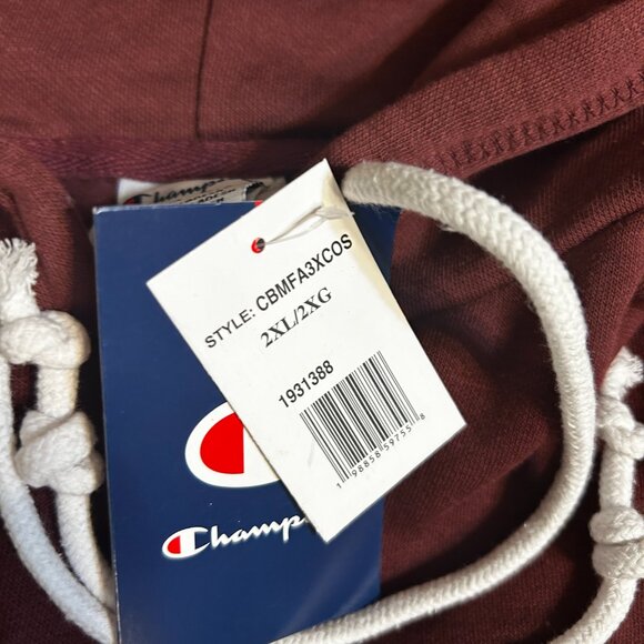 Champion Men's Texas A&M Aggies Fleece Pullover Hoodie Maroon Size XXL - Picture 2 of 3